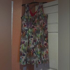 Multicolor Sleeveless Dress